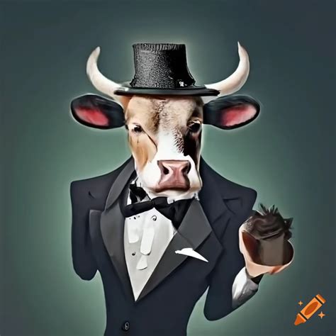 cow tuxedo